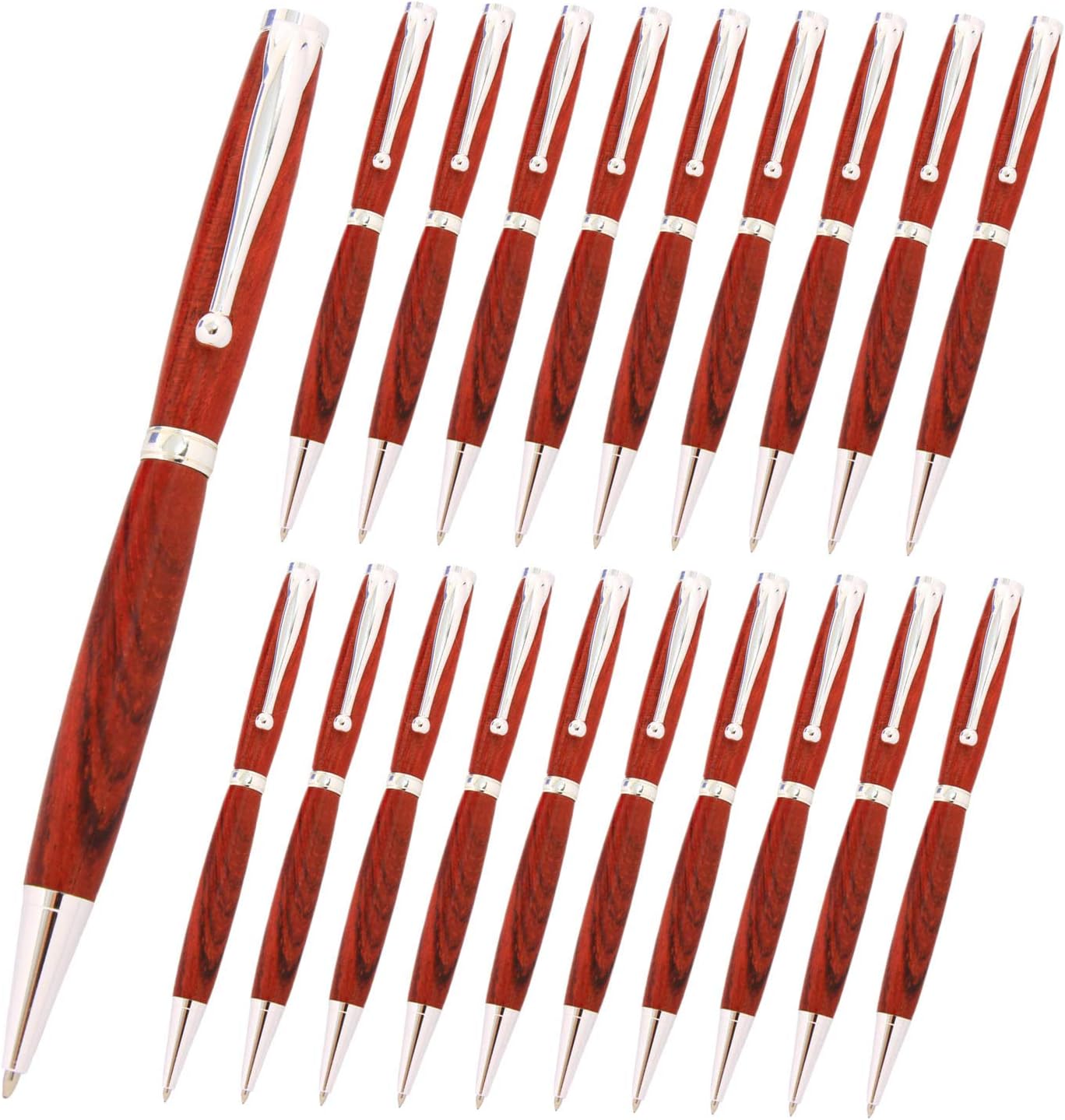 Fancy Pen Kit - Silver, 20 Pack