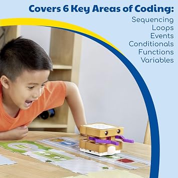 Kids First Coding & Robotics | No App Needed | Grades K-2 | Intro To Sequences, Loops, Functions, Conditions, Events, Algorithms, Variables | Parents Choice Gold Award Winner | by Thames & Kosmos
