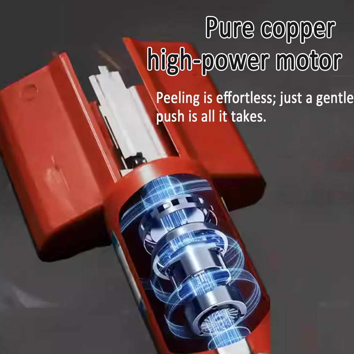 Máquina rascadora automática de caña de azúcar con cubierta protectora y motor de cobre puro para pelar eficientemente varias frutas y verduras