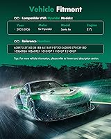 Vista 2 de SCITOO Compresor de CA apto para Hyundai para Santa Fe 2.7L 2001 2002 2003 2004 2005 2006, OE 97701263009 770139180 10360920 10360921 1010957