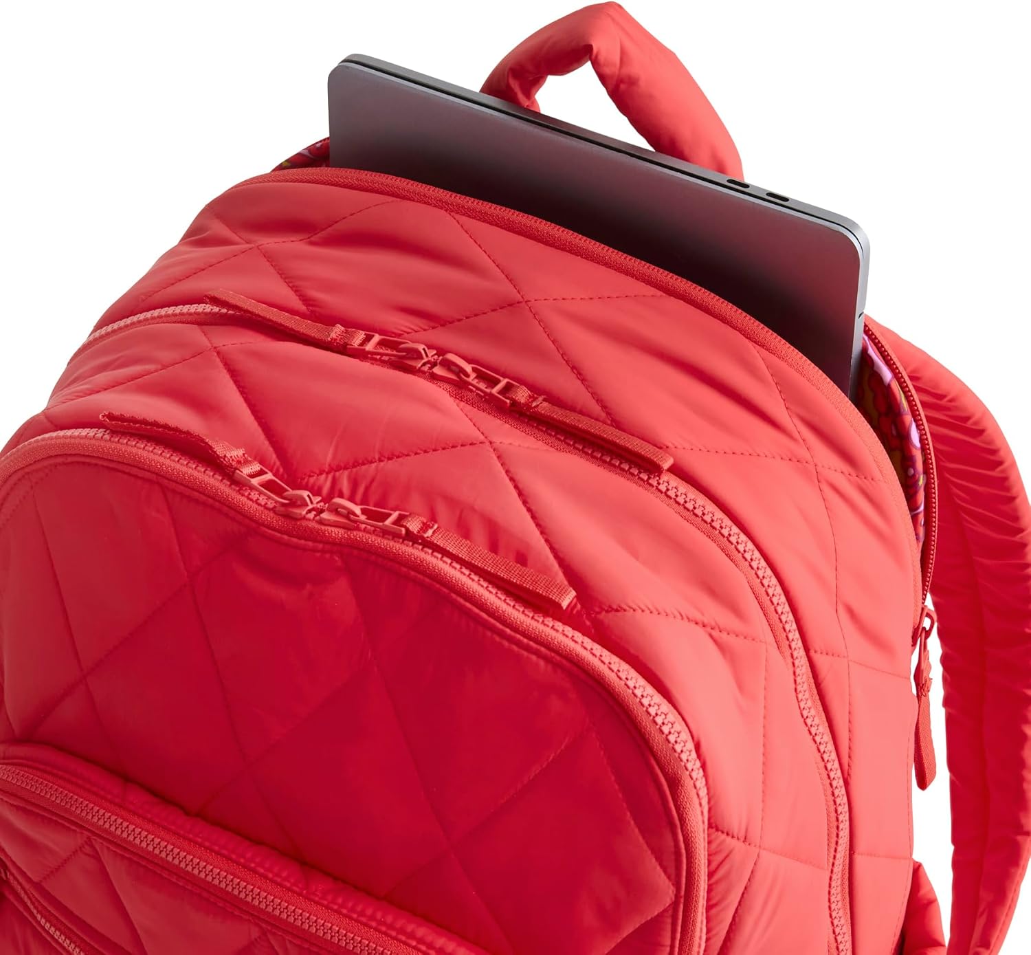 Vera Bradley Women's Large Bancroft Backpack - Featherweight, Cayenne, One Size - Image 5