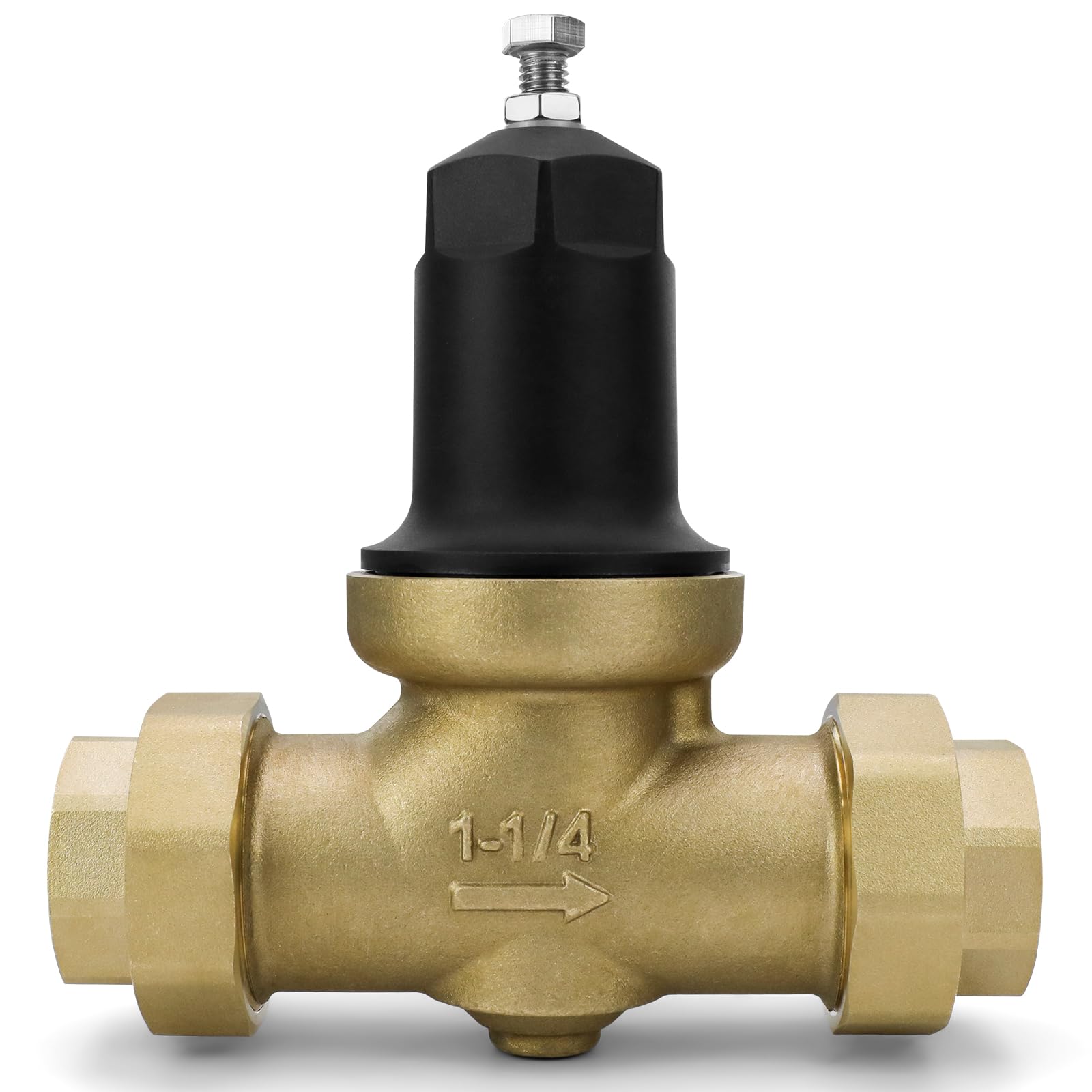 Photo 1 of 114-Nr3xl Pressure Reducing Valve With Double Internal Thread Pipe Npt Connection 1-1/4" Nr3xl Compact Cartridge