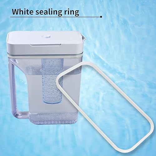 Miniatura 6 de Anillo de sellado compatible con el depósito de agua del refrigerador Samsung DA97-17395A (blanco)