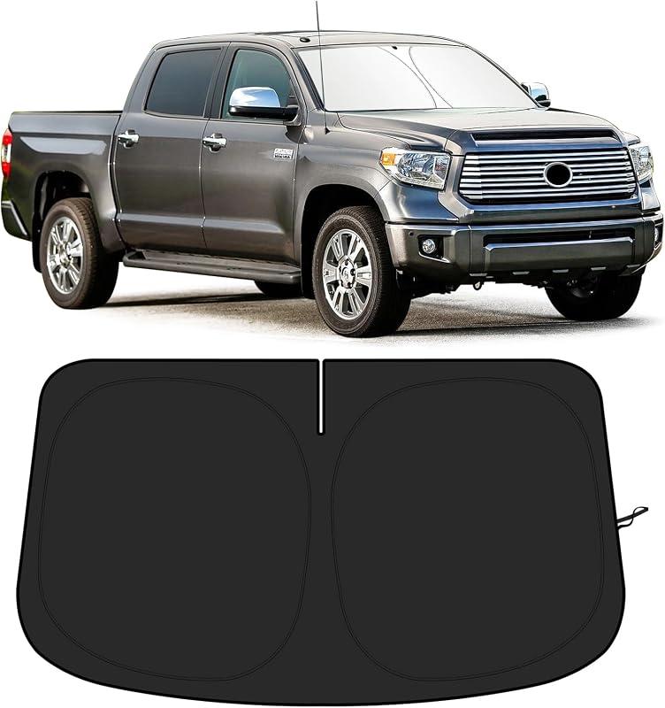 Protetor Solar Dobrável para Para-brisa Toyota Tundra 2007–2021 JHGFVC SS-TA