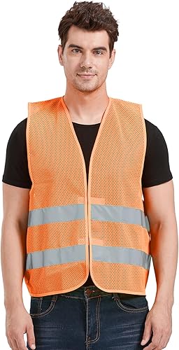 SIFE Mantente seguro y visible con nuestros chalecos de seguridad reflectantes, diseño unisex