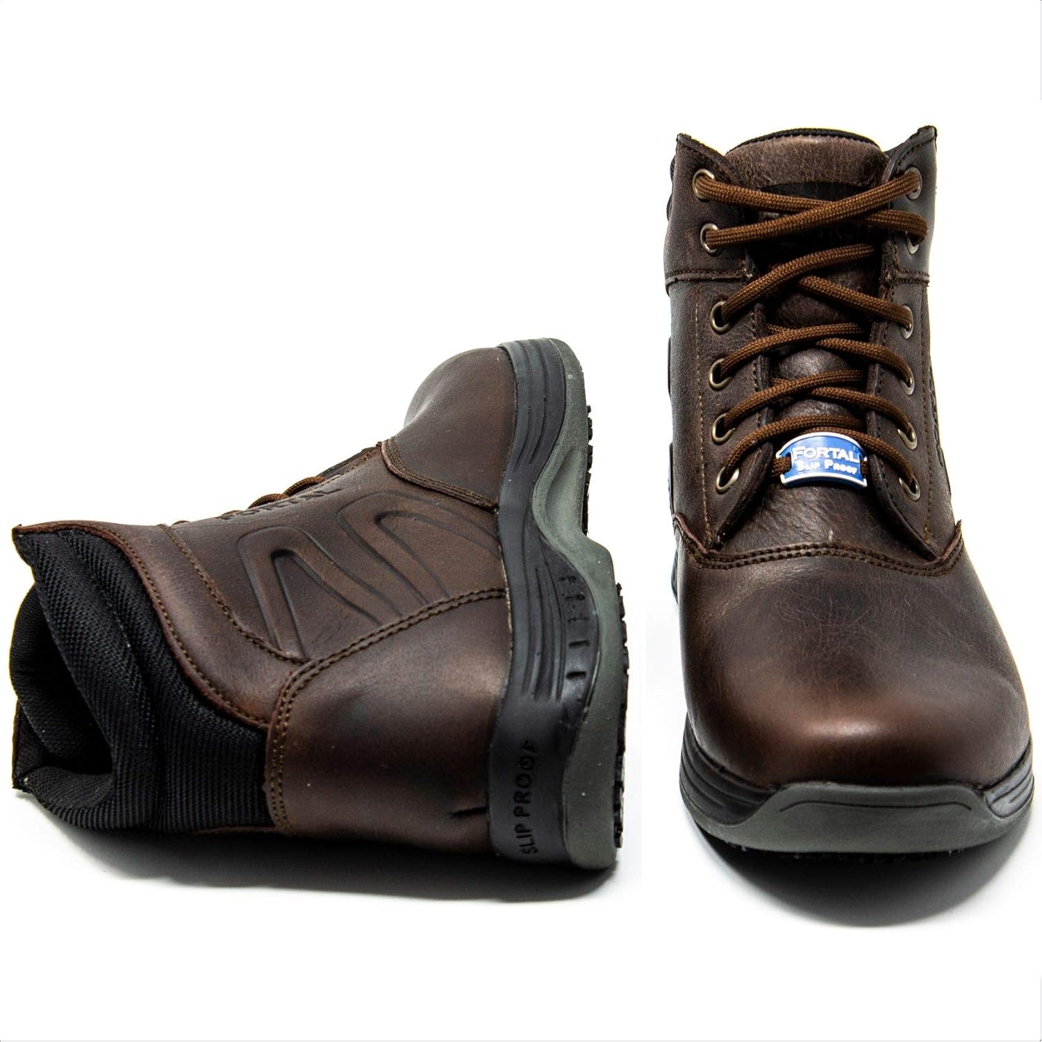 Womens brown non slip work shoes Clearance