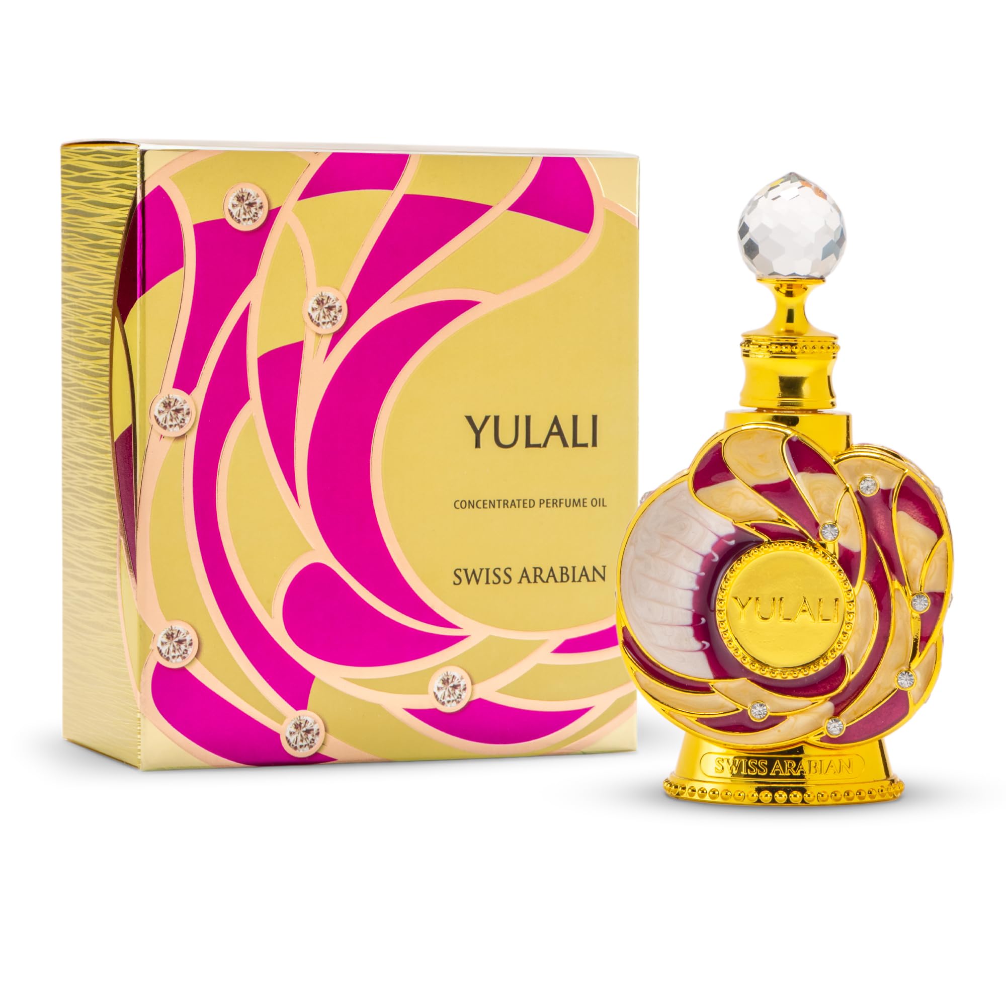 Swiss Arabian Yulali Concentrated Perfume Oil, 15ml, Premium Quality Perfume Oil, Men and Women’s Fragrance, Citrus, Floral, Fruity, Luxurious Blend Perfumes for Women​ and Men