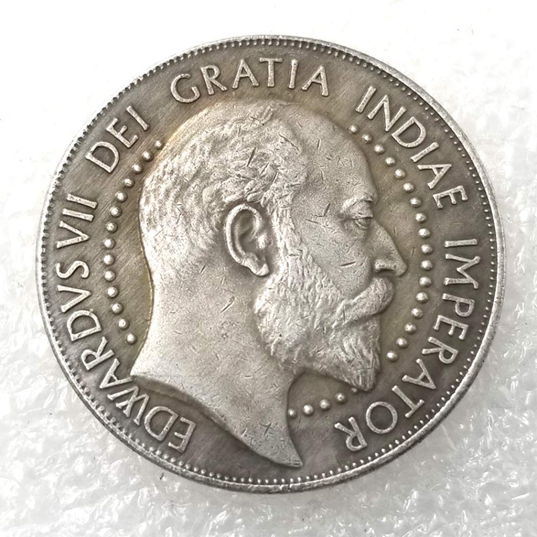 LKTingBax 1902 Antique United Kingdom Coin- British Old UK Coin- British Shilling Commemorative Coin Party Gifts for Boys/Girls/Adults Making Life Easier