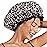Aquior Shower Cap, Shower Cap for Women Reusable Waterproof, Large Bath Hair Cap for All Hair Lengths, Ladies, Men and Kids (Leopard)