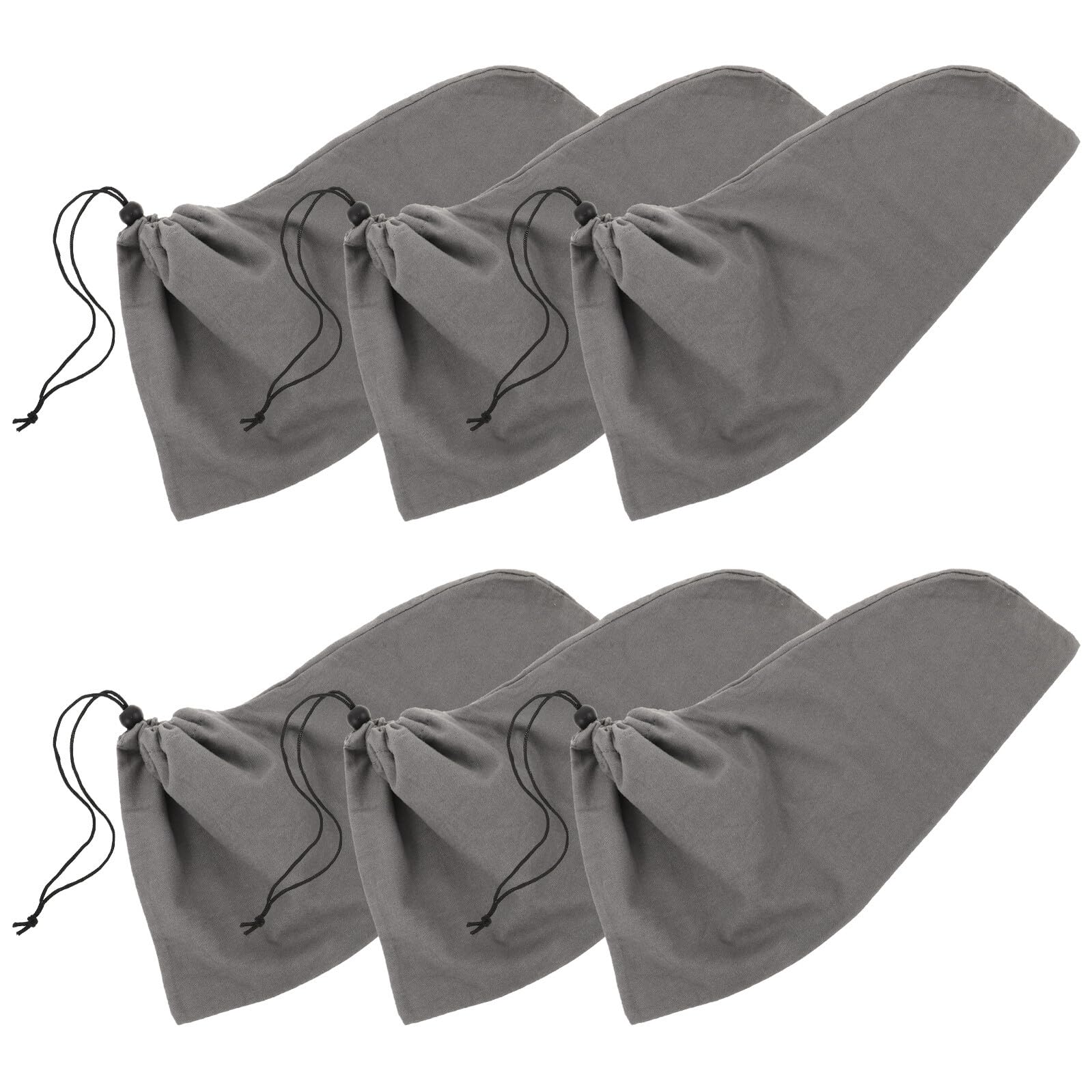 FRCOLOR 6pezzi Borsa Per Scarpe Da Viaggio Coulisse Borse Per Scarpe in Cotone Traspirante e Lavabili Organizer Da Viaggio Per Riporre Antipolvere Riutilizzabili