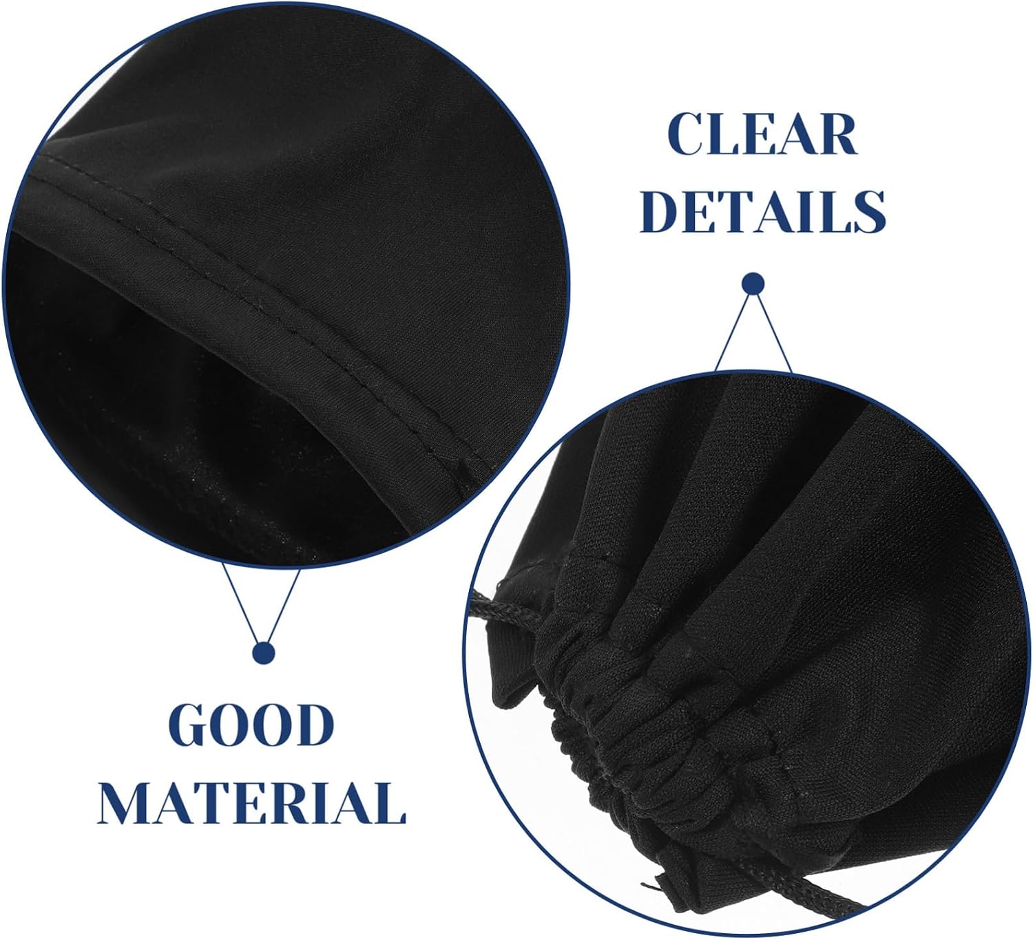 10 Pcs Ski Goggle Bags：Microfiber Drawstring Protection Bags Sunglasses Pouch - Case Foldable Adjustable Drawstring Pouchfor Snow Ski Goggle Pouch(Black)