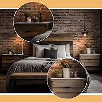 Vista 6 de Protector para mesita de noche, protector de plástico transparente de 15.8 x 23.6 pulgadas, 0.059 in de grosor, rectangular, de cloruro