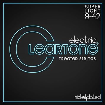 Cleartone Electric Strings 9-42 - Long Lasting, Premium Tone, No Feel Coating