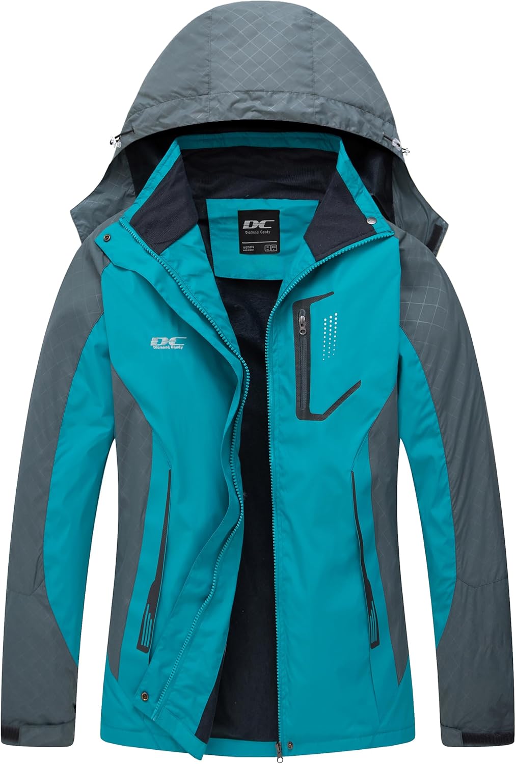 Womens Waterproof Jacket Ladies Hooded Raincoat Softshell Womens Waterproof Jacket Ladies Hooded Raincoat Softshell