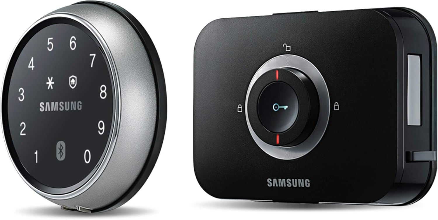 Front and rear units of the Samsung SHP-DS705 Digital Smart Lock