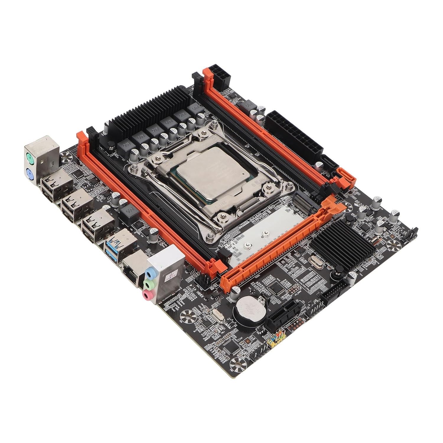 Motherboard CPU Combo for H81 B85 Chipset, LGA 2011-3 E5 2620 CPU Motherboard Set with 4 DDR4 Memory Slots, Gigabit Network Card, Audio Chip, NVME M.2 Motherboard