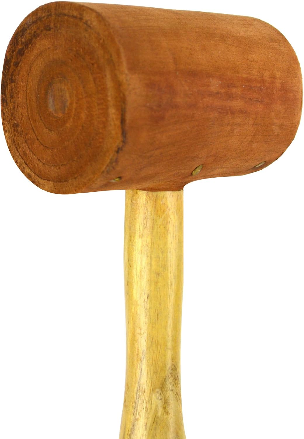 2" Extra Soft Non-Coated Natural Rawhide Mallet Hammer Non-Marring Jewelry Making Metal Forming Stamping Leatherwork Tool