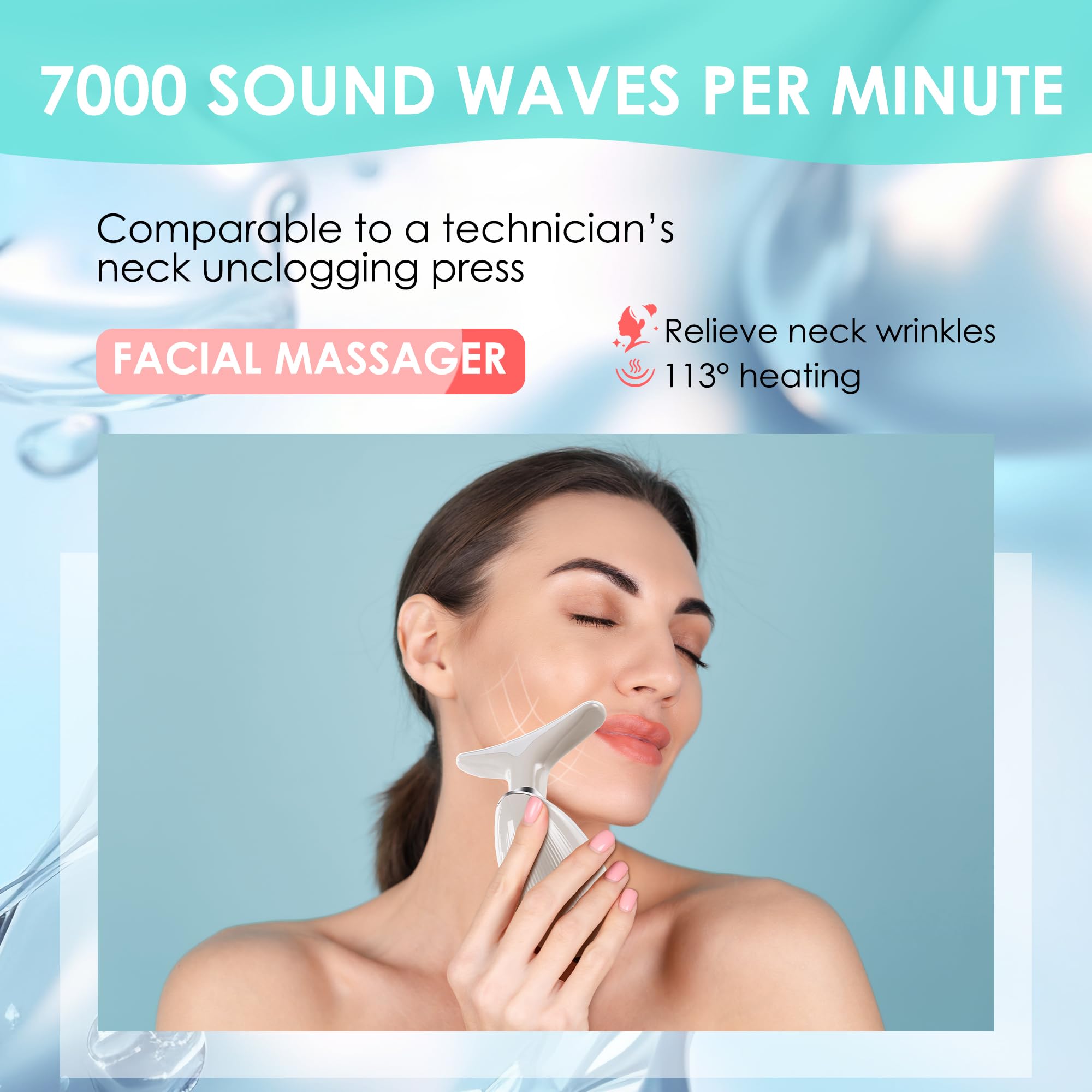 Amazon.com : Facial Massager Red-Light-Therapy-for-Face and Neck