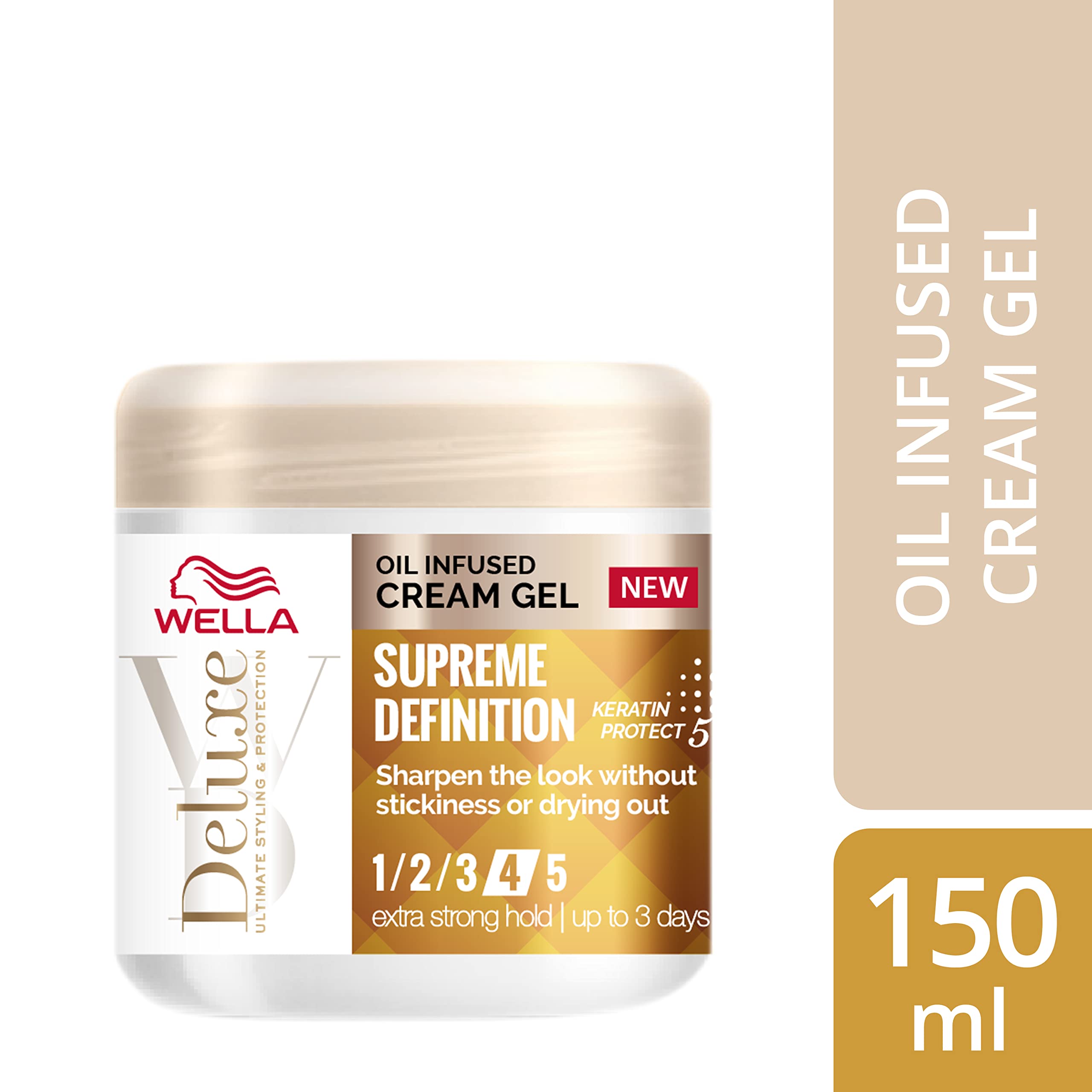 Wella Deluxe Supreme Definition Oil Infused Cream Gel, 150ml (Pack of 2) - Image 2