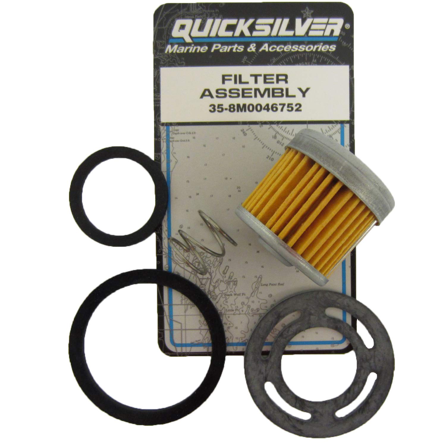 Filtre Séparateur Eau/Carburant Quicksilver Mercury 35-802893Q01 - Protection Moteur Hors-Bord Et Sterndrive