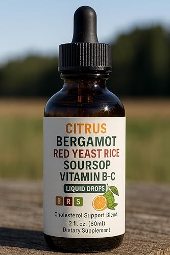 Miniatura 7 de Gotas líquidas de arroz de levadura roja y bergamota cítrica  Gotas de arroz de levadura roja RESONA, fórmula para reducir el colesterol con líquido