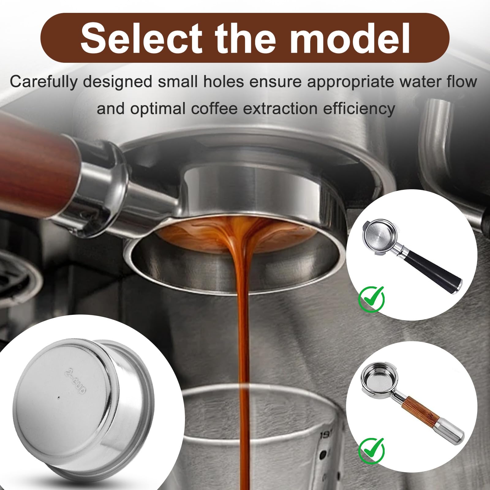 Ricambi in acciaio inossidabile per macchine da caffè e tè