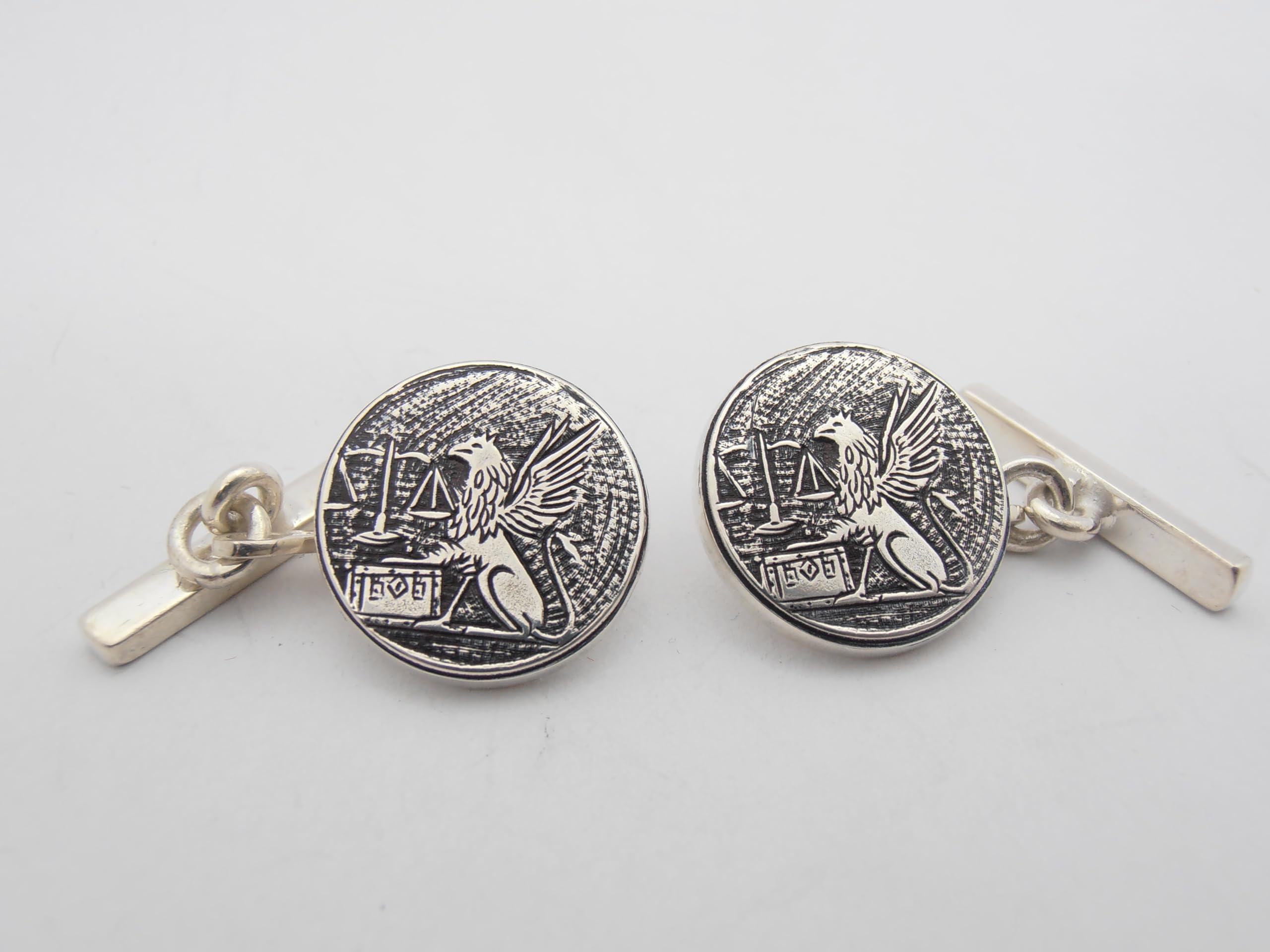 Guardia di Finanza : Gemelli in Argento 925 - GDF