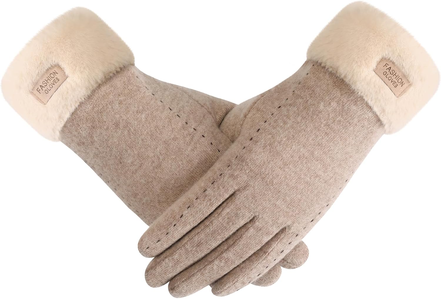 Winter Touch Screen Gloves for Women – Thermal Soft Fleece Cuff