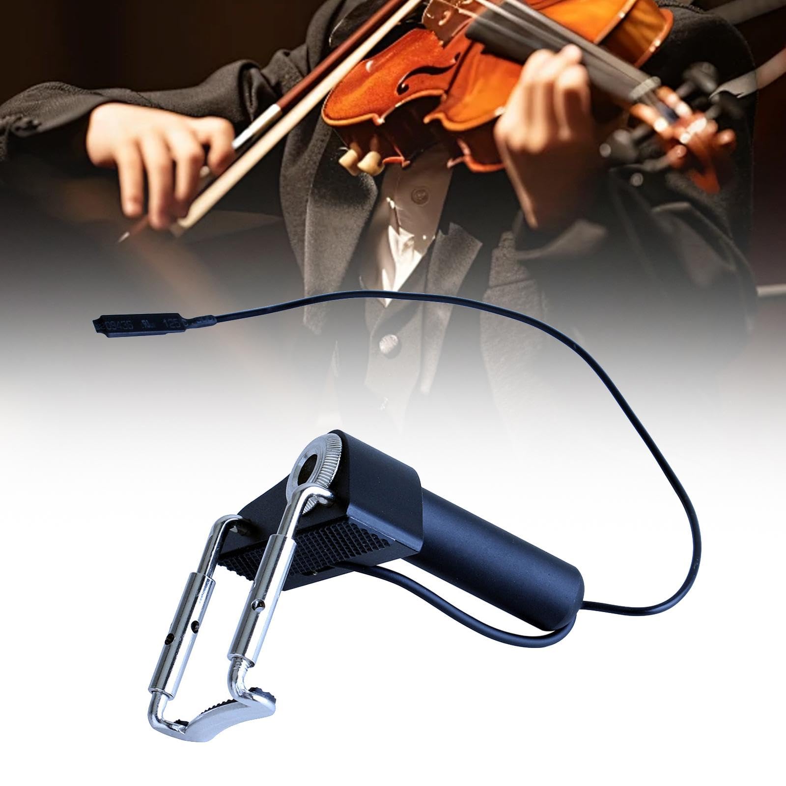 Pickup per violino, Pickup piezo portatile per violino, Pickup per microfono a contatto, Pickup per violino per chitarra acustica