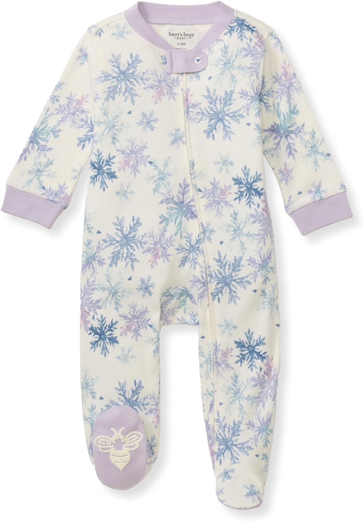 Burt's Bees Baby Boys Footless Pajamas, Sleep and Play Loose Fit, 100% Organic Cotton Soft One-piece PJs