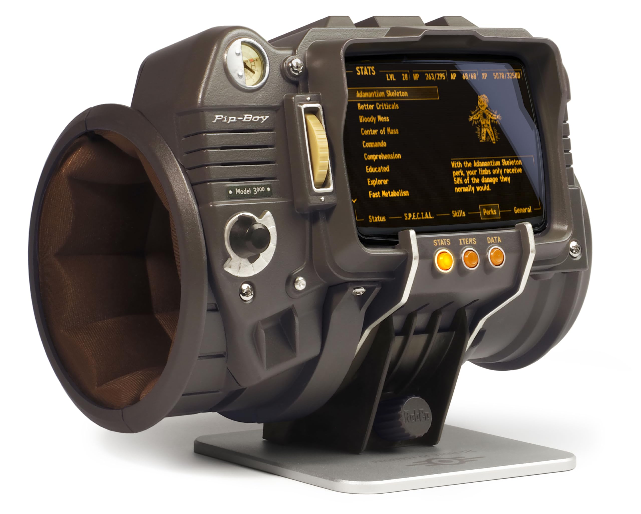 The Wand Company Pip-Boy 3000 Fallout 3 New Vegas Die-Cast Replica