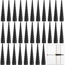 30 Pcs Wood Anchor Stripped Screw Hole Repair Kits-Door Hinge Hole Repair Kits Fit Screws Sizes #2 to #18-Adjustable Wall Anchors for Wood Door Drywall Hole Repair