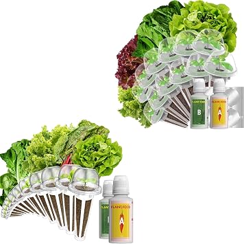 Salad Green Seed Pod Kits and Romaine Lettuce Seed Pod Kits