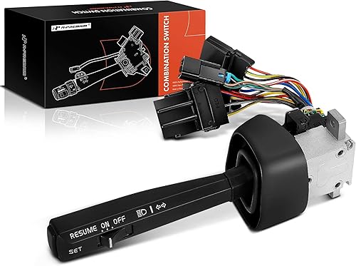 A-Premium [Generación 2] Interruptor de señal de giro, palanca de interruptor de control de crucero con 4 conectores compatibles con Volvo VAH