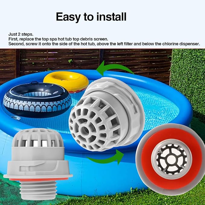 Dispensador de cloro y pantalla para spa - 2 uds miniatura 3