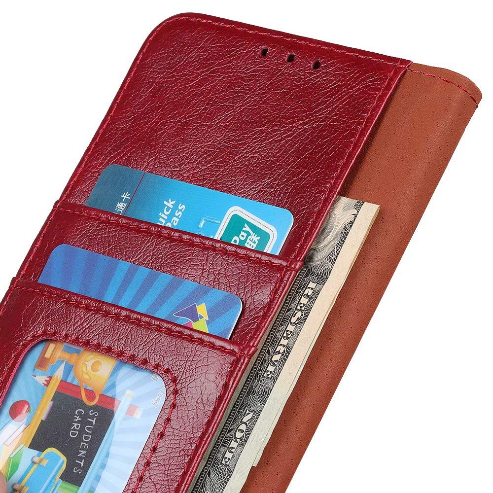 Housse Portefeuille Flip Cover Pour Wiko Y61 - Motif Fleurs, Cuir Artificiel, Noire Et Blanche