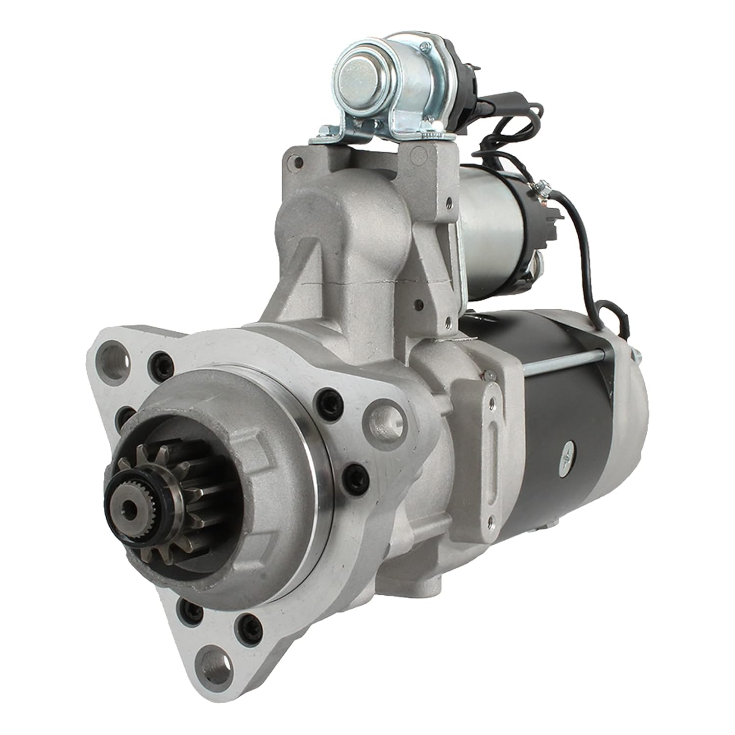 Total Power Parts New 39MT 12V 12T Starter 410-12453 Replacement for Detroit Diesel DD13, DD15, Mercedes Benz MBE4000 19011525, 8200084, 8200624, 8200687