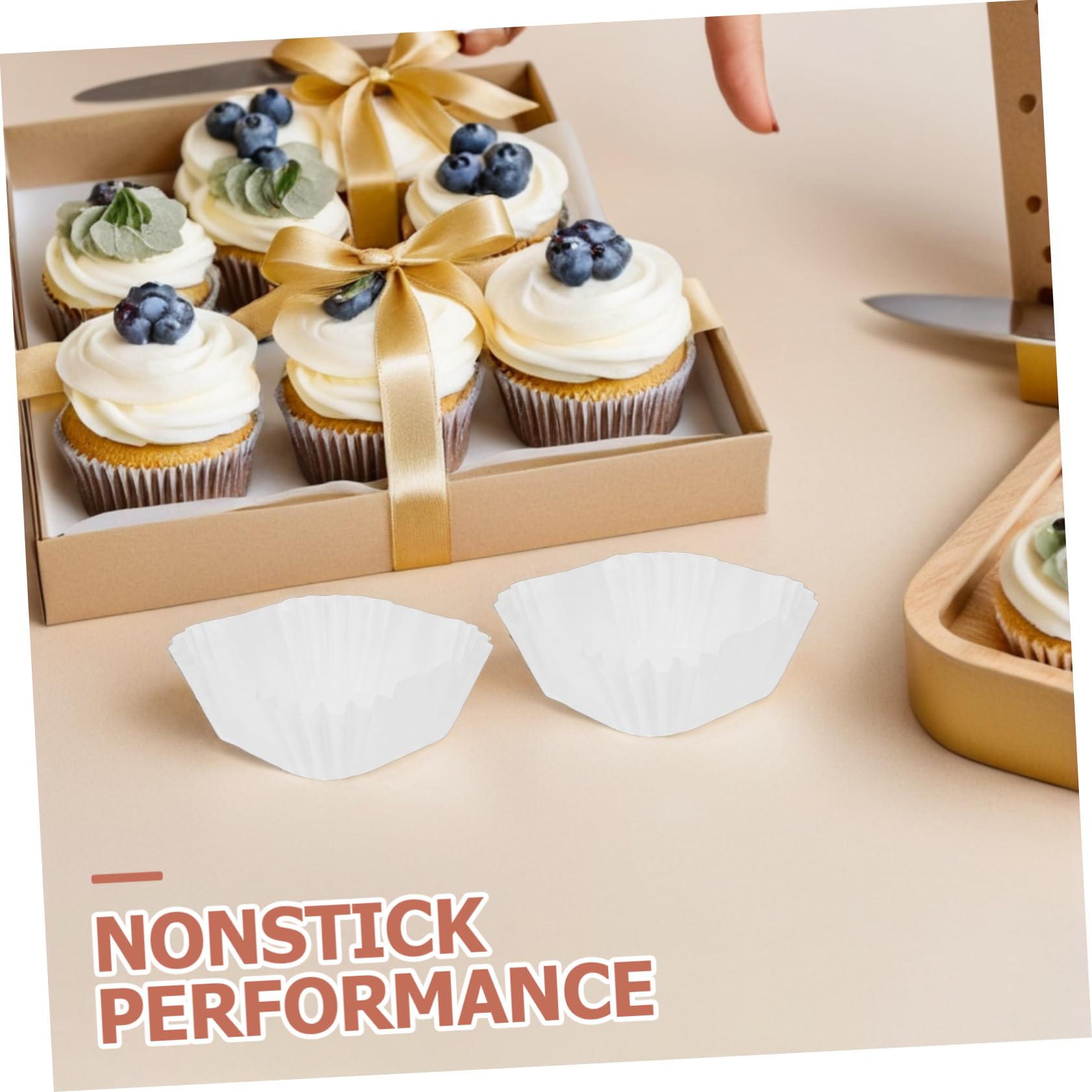 3000 Piezas Papeles para Muffins Cuadrados Mini Forros Antigrasa Resistentes al Calor Desmolde Fácil para Cupcakes Brownies y Pasteles para Fiestas y Eventos