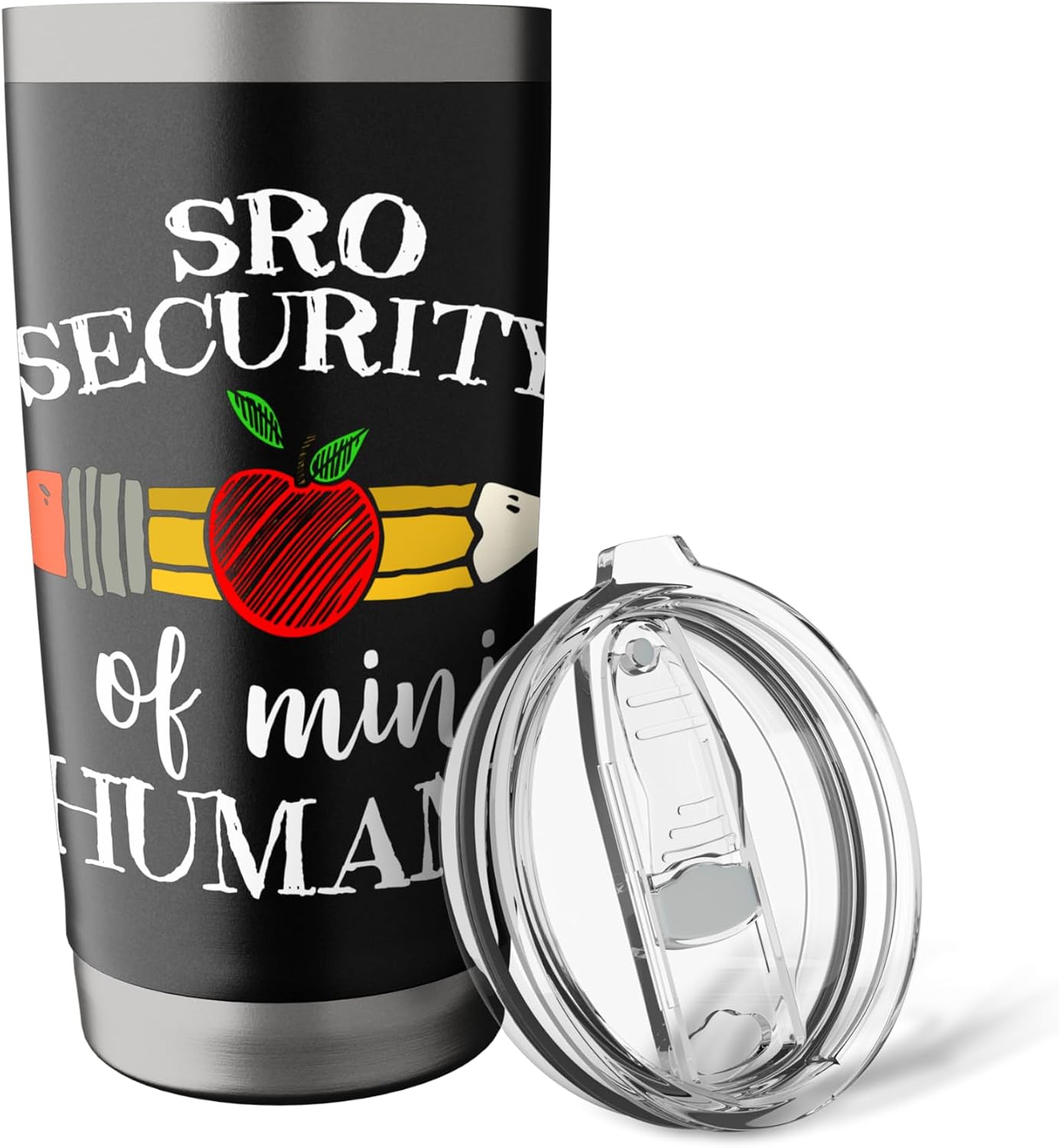 SRO Security of Mini Humans Office Team Gifts Stainless Steel Insulated Tumbler