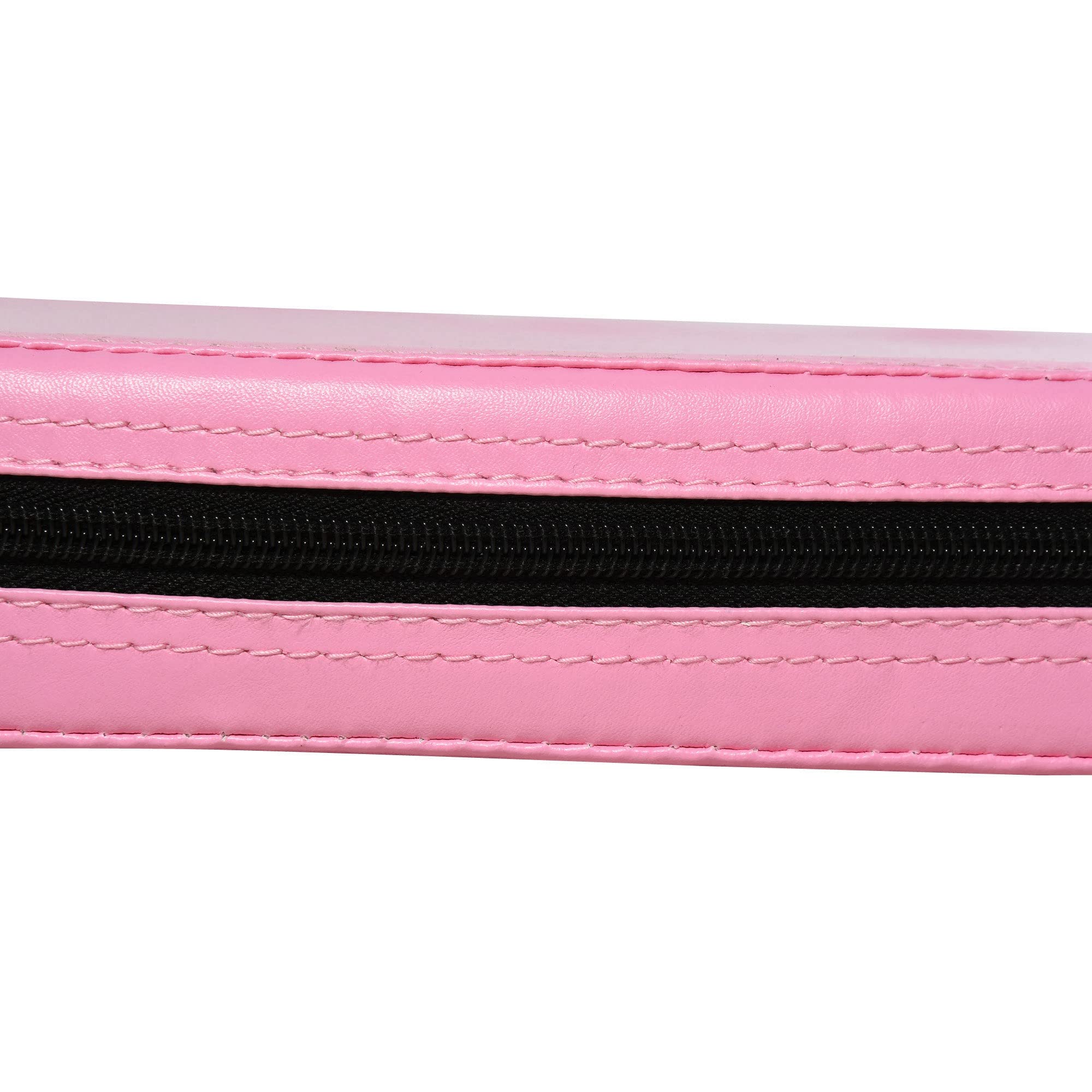 Alfombra plegable para pole dance mate HOMCOM 150 cm grosor 5 cm PVC rosa