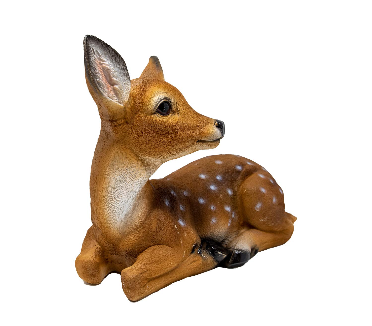 Benera REH Deko Figur Bambi Dekoration für Haus und Garten Innen Außen Rehkitz Braun 34 X 27 cm