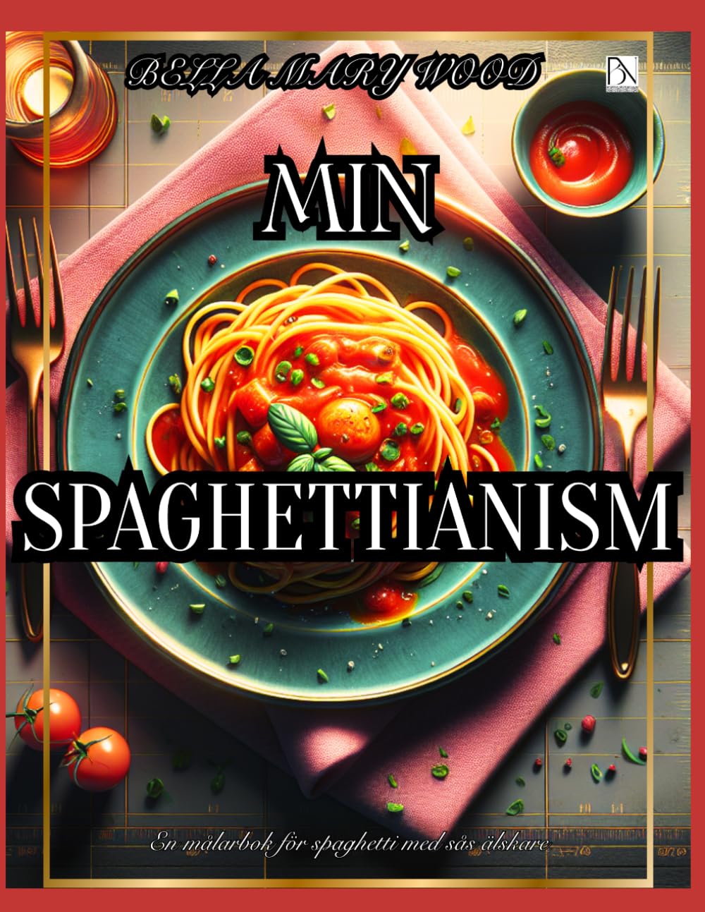 Min Spaghettianism En målarbok för spaghetti med sås älskare: pasta bok