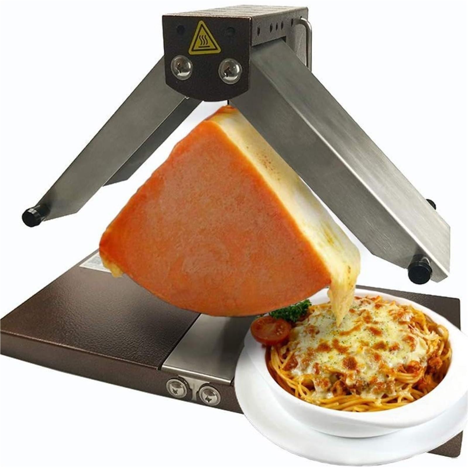 Derretidor de queso Raclette Original, media rueda de queso, parrilla de fusión, varilla calefactora ajustable en altura, restaurante, cocina, electrodoméstico comercial