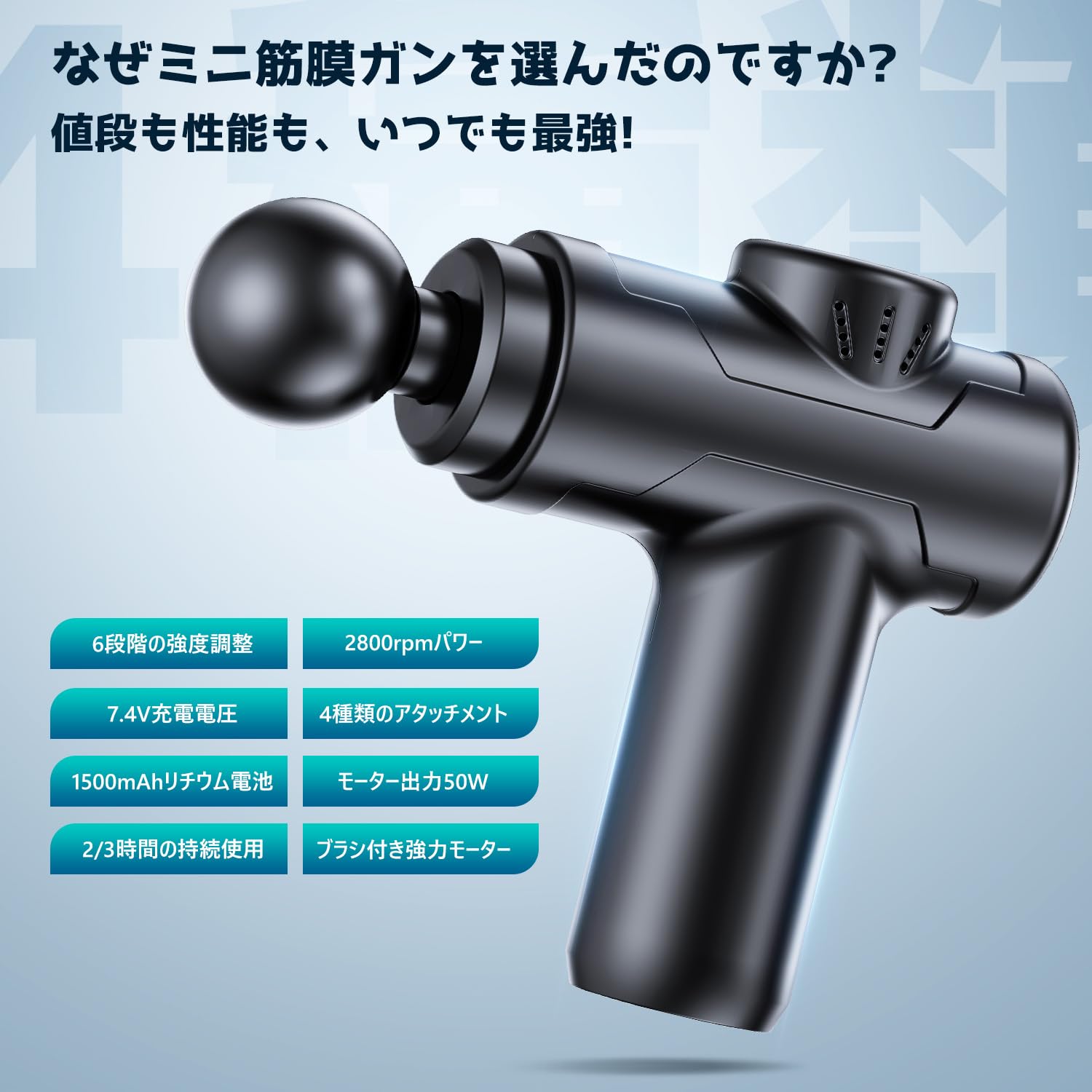 Amazon | 【2024革新型 MINI筋膜ガン】GERGO 筋膜リリースガン 