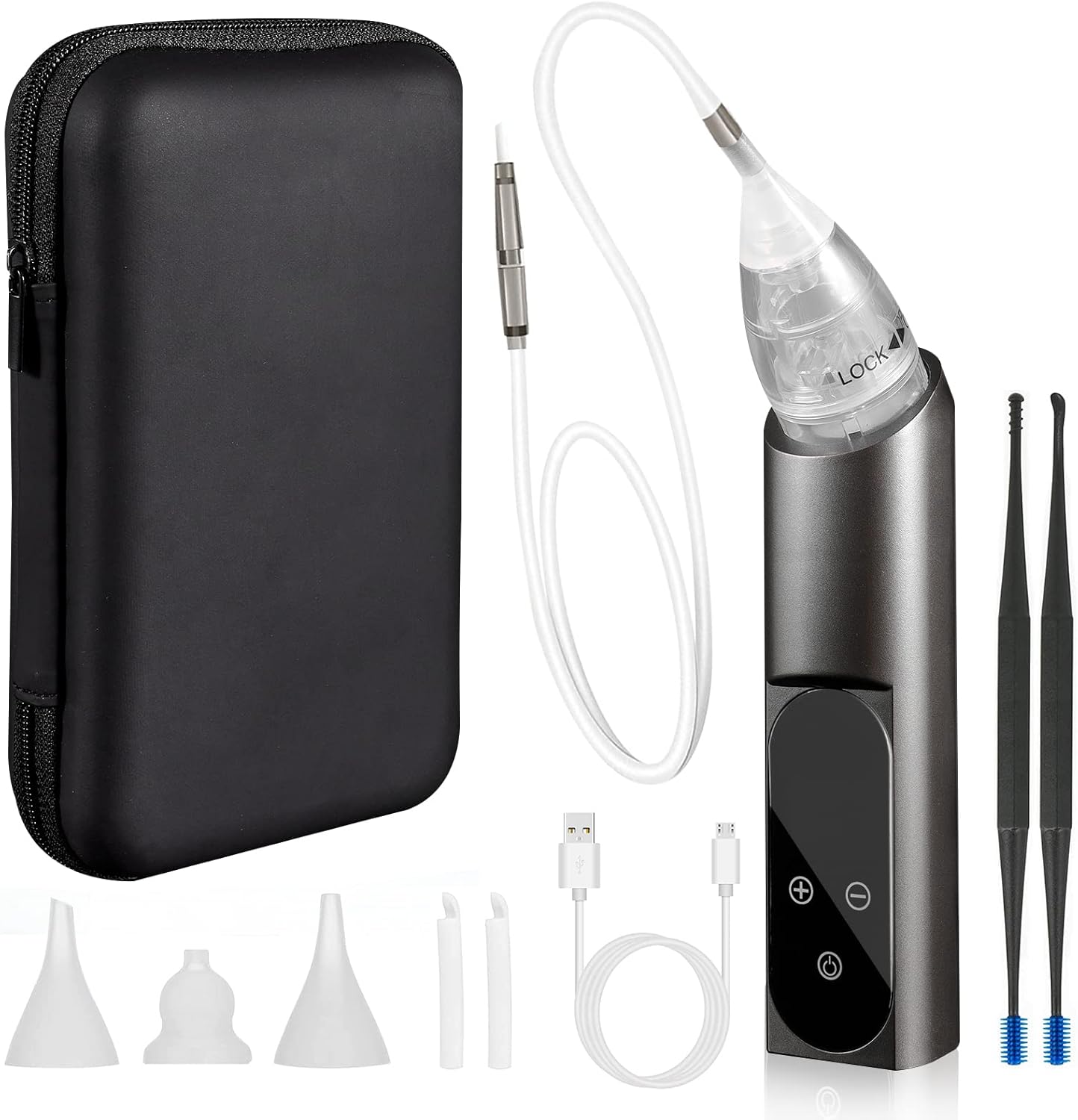 Ear Vacuum Wax Remover, Ear Wax Removal, 5 Levels Strong Suction Ear