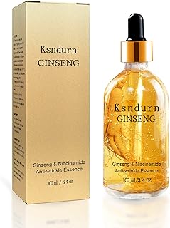 Ginseng Polypeptide Anti-Ageing Essence, Ksndurn Ginseng Anti Wrinkle Serum Anti Aging Serum for Face - Reduce Fine Lines & Wrinkles, Hydrate & Moisturise (100ML)
