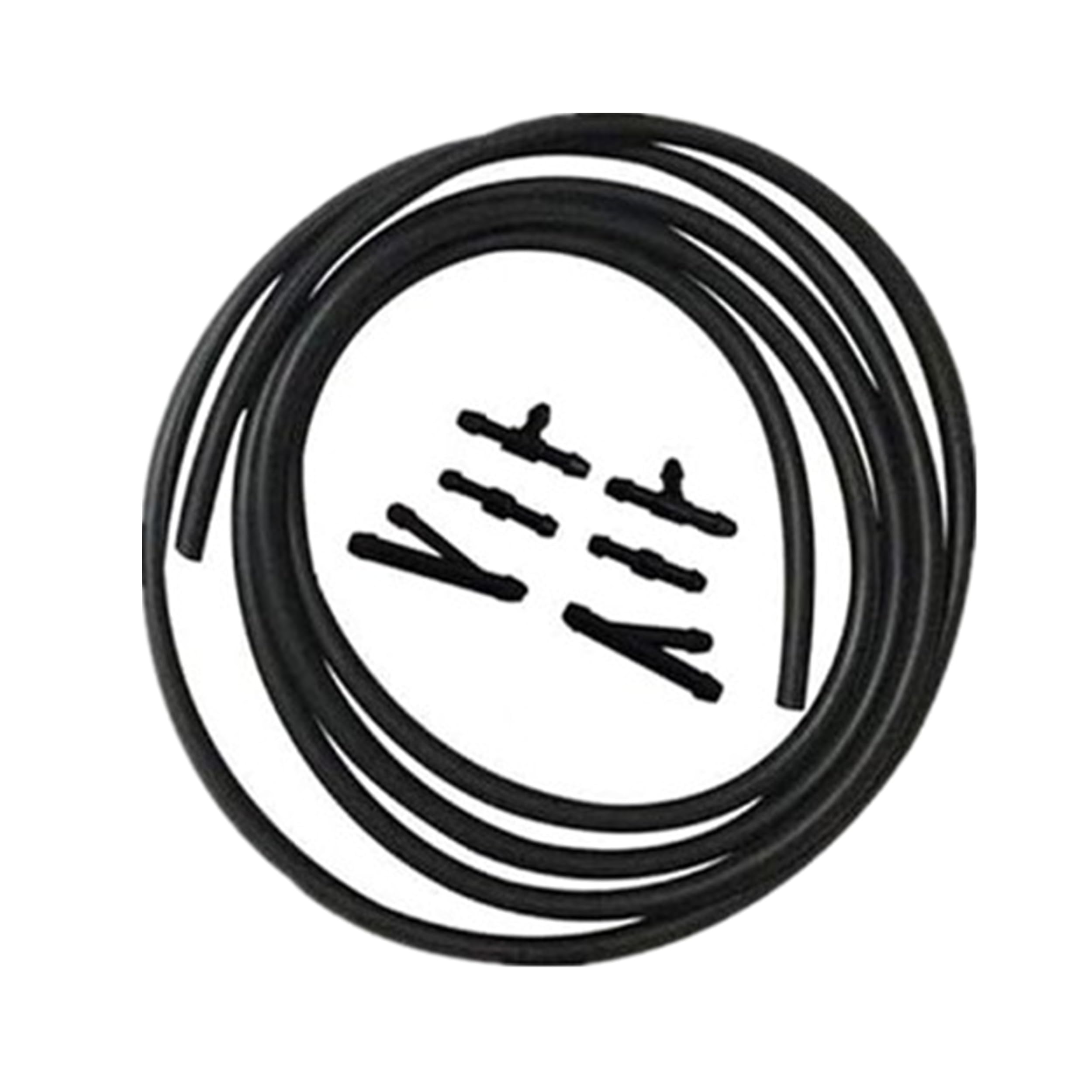 Chrysler Nozzle Replacement Windshield Washer Nozzle Kit - Replacement For Chrysler Dodge Ram With 157-Inch Hose & Connectors OEM 4805742AB Replacement Nozzle