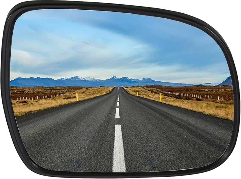 Vidro de espelho retrovisor direito LOIYLLEN com aquecimento para Lexus RX330, RX350 e RX400h – 1 unidade