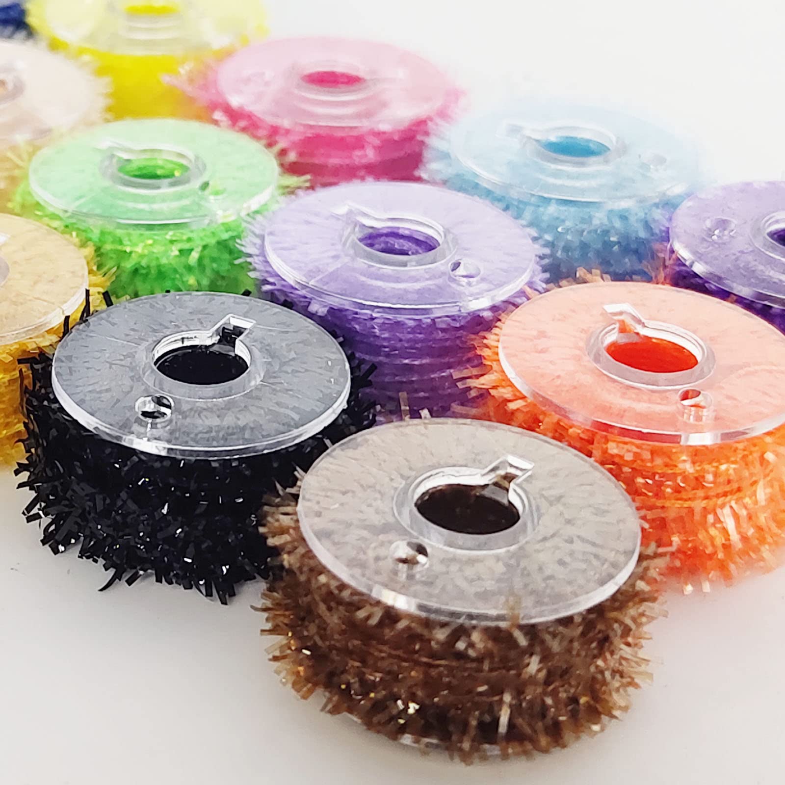 Riverruns Crystal Tinsel Chenille Thread Flash Cactus Chenille Fly