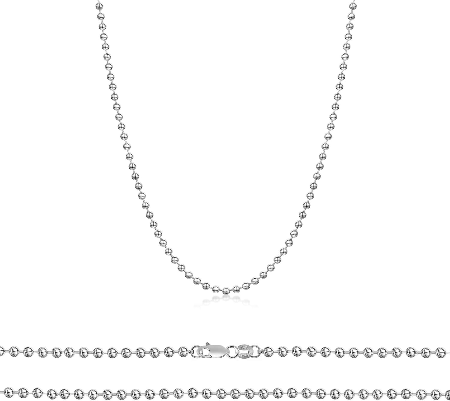Orostar Sterling Silver 2.5MM Round 